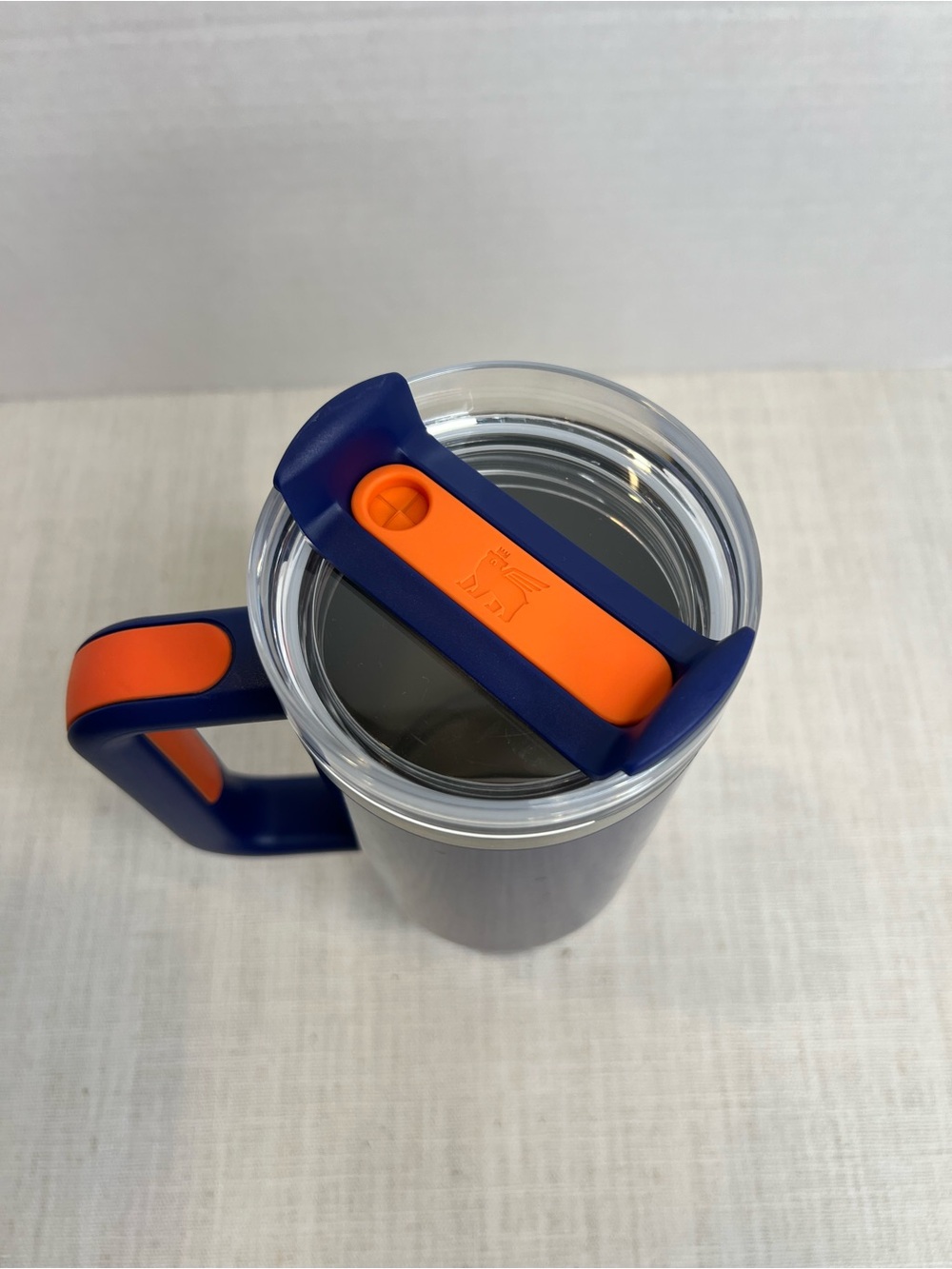 Stanley 30 oz Regal Shimmer Blue Insulated Travel Tumbler with Handle - Picture 3 of 4